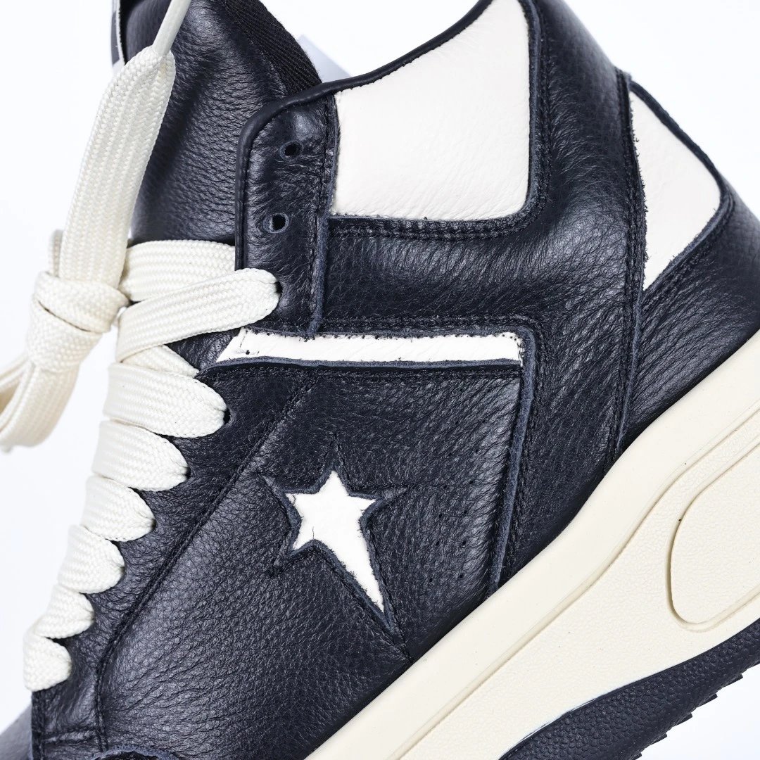 Rick Owens DRKSHDW Ramones High-Top Sneakers Black / Gray - 50