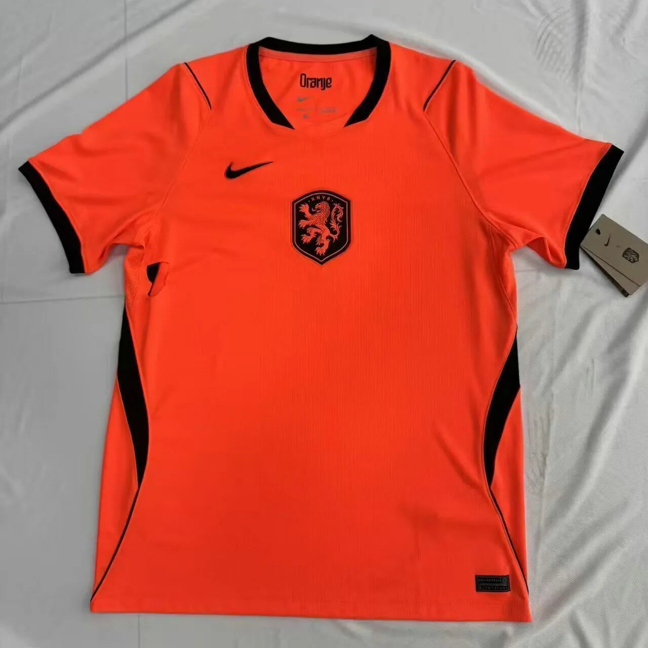 2026 world cup netherlands national team jersey – short sleeve soccer jersey – featuring hakim ziyech, frenkie de jong, denzel dumfries, virgil van dijk, & matthijs de ligt – netherlands home orange