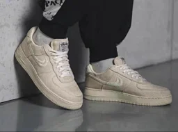 thumbnail for A small amount of co-branded af1 hemp fiber woven upper with built-in air cushion, couple models, versatile, comfortable casual shoes, high-end luxury