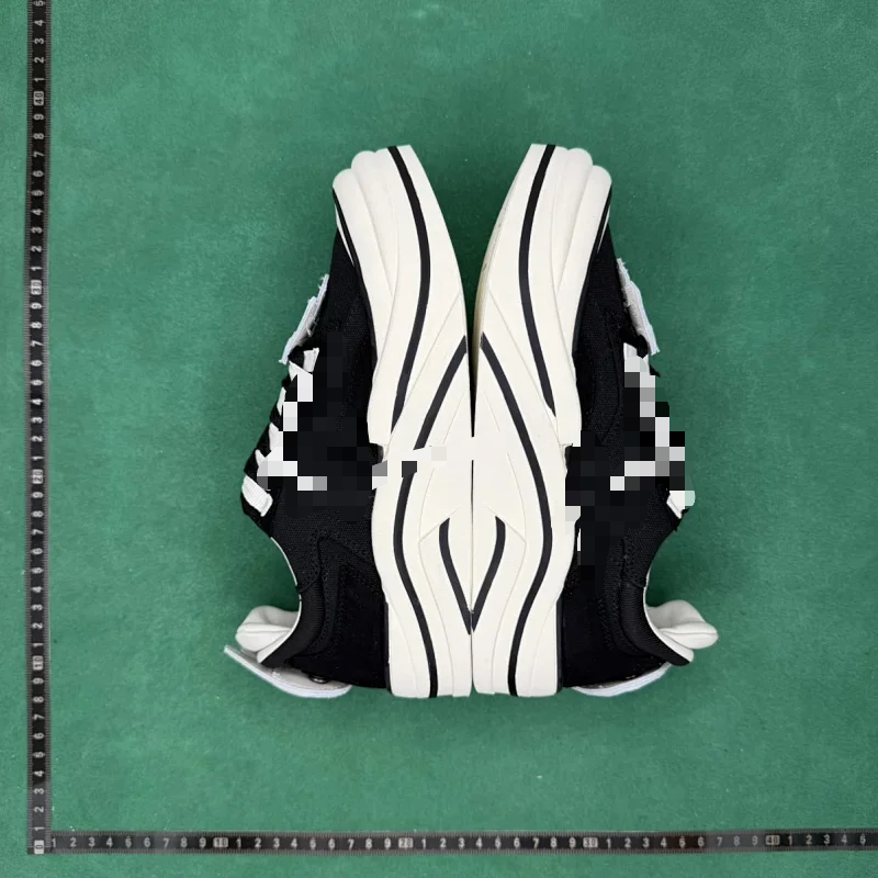 Black and White Low Top Sneakers