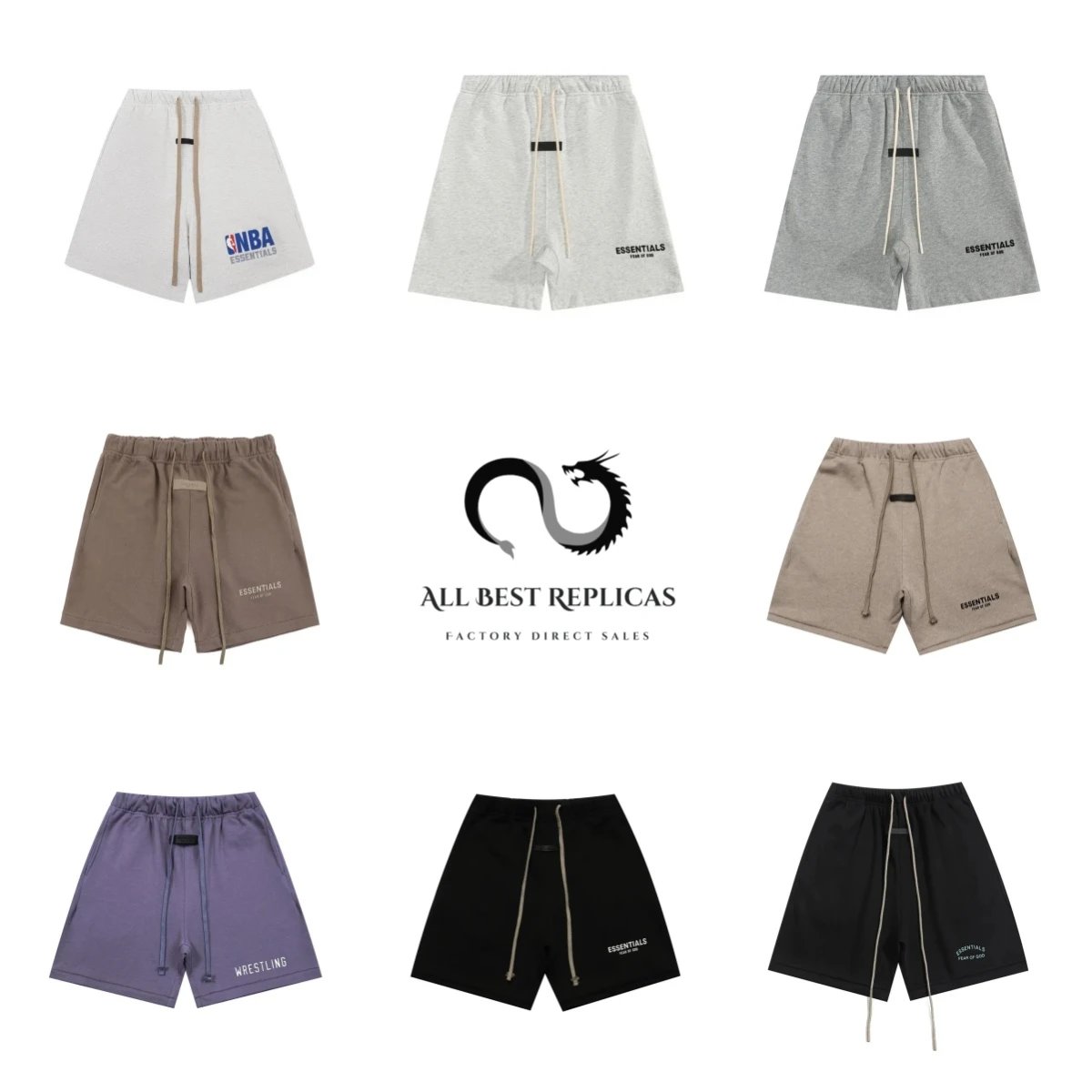GNX05 - New FOG ESSENTIALS Shorts & Casual Pants for Men and Women +whatsapp+18760592852