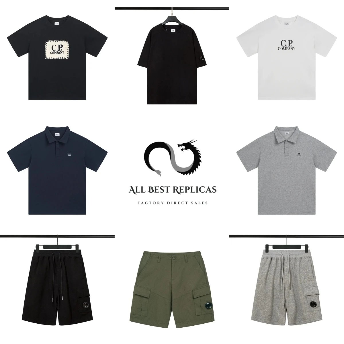 GNX11-C * P casual cotton short sleeved shorts for men and women company round lens style WhatsApp+86 187 6059 2852