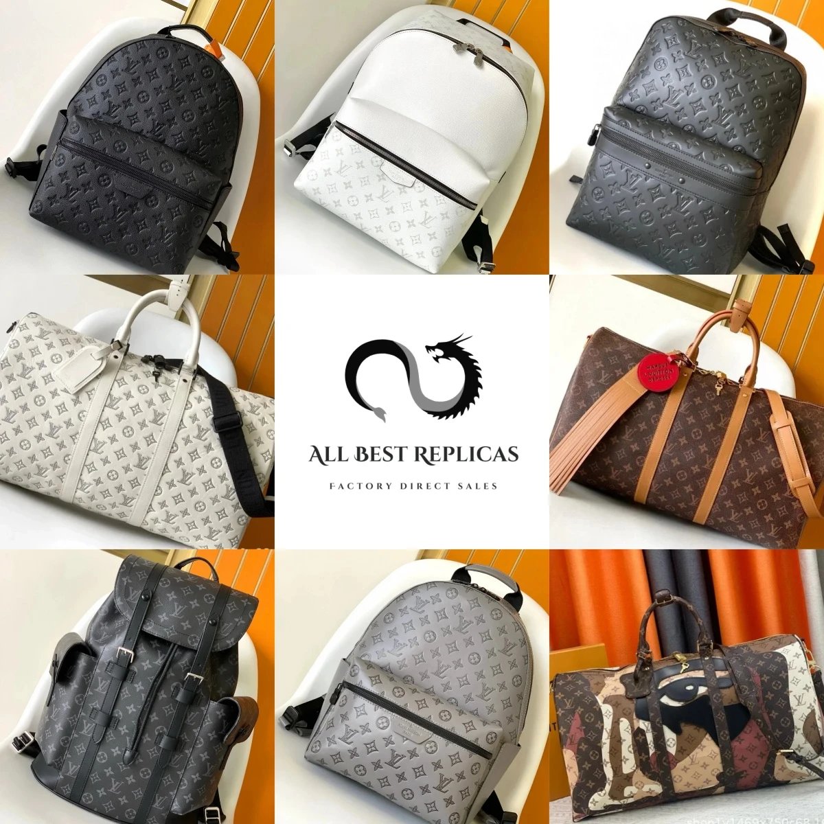 Louis Vuitton Monogram Black Classic Backpack