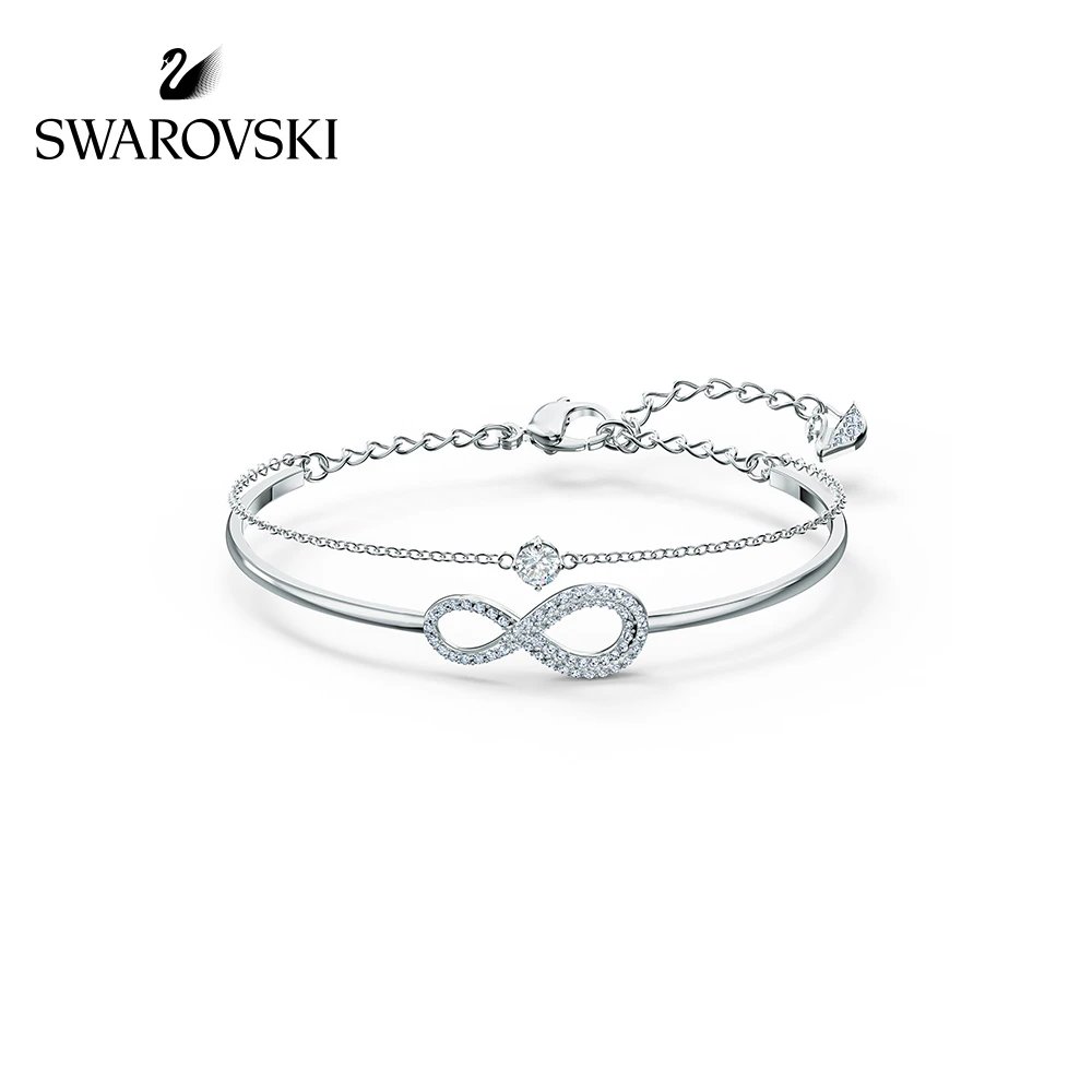 Item Thumbnail for SWA INFINITY Eternal Love Silver Layered Women's Bracelet 5520584 as a birthday gift for couples