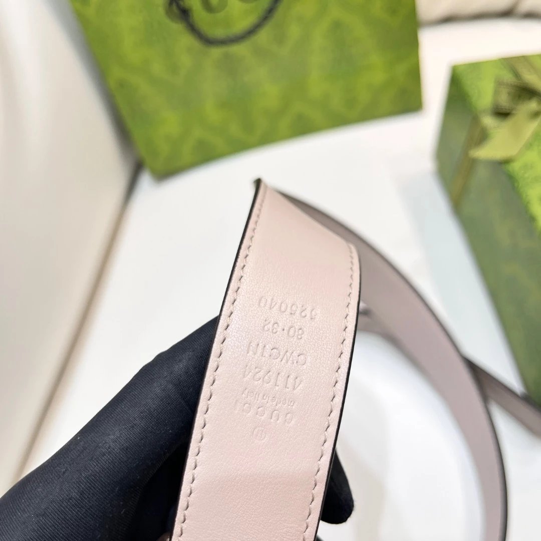 Gucci GG Marmont Reversible Leather Belt (Strap Only)