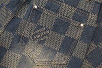 Louis Vuitton Damier Denim Skate Pants — seller photo 9