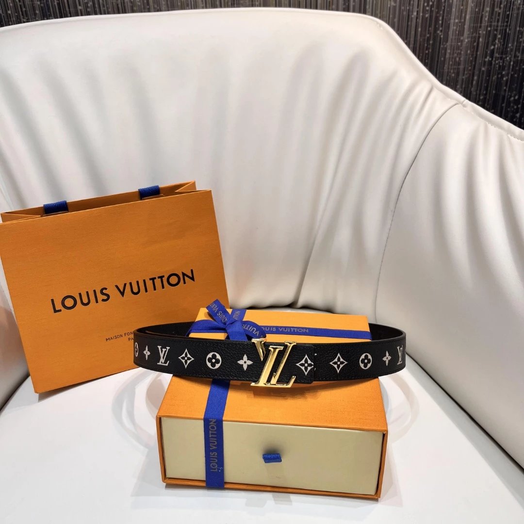 Louis Vuitton LV Initiales Monogram Reversible Belt