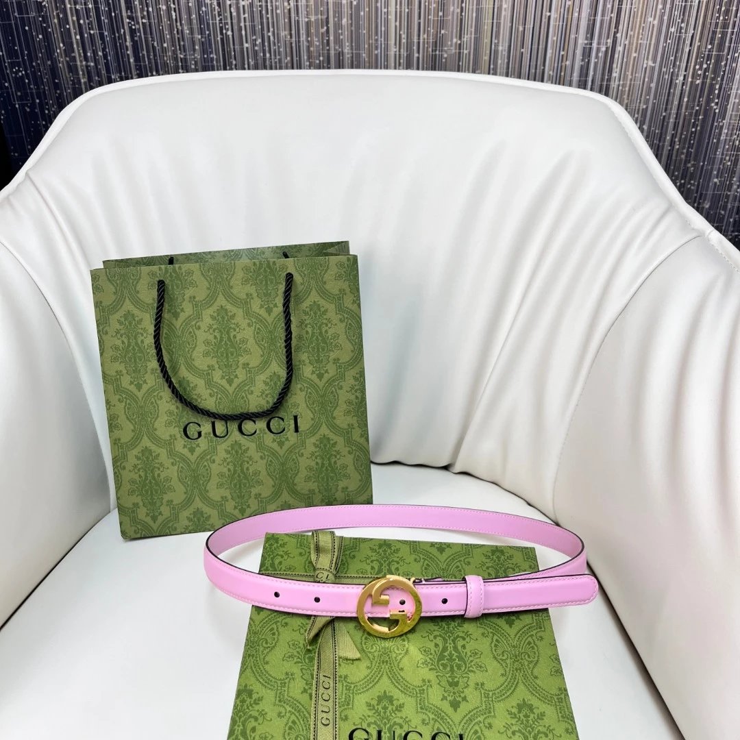 Gucci Interlocking G Leather Belt