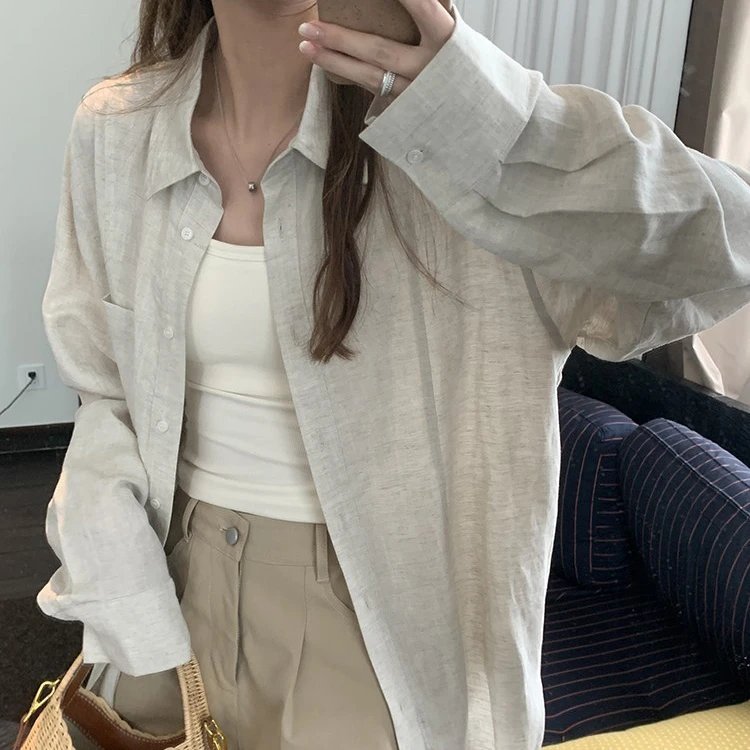 Linen Tencel Blend Shirt