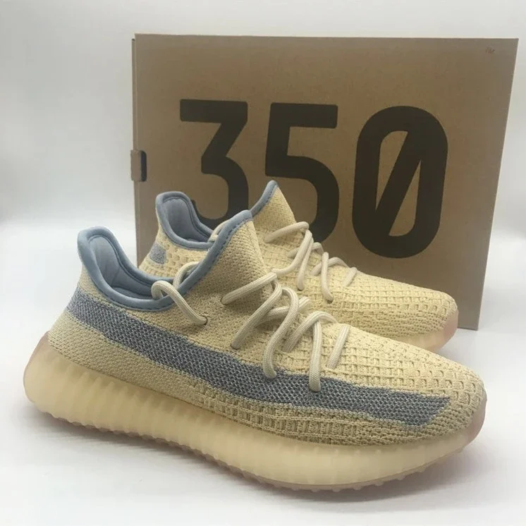 Yeezy Boost 350 v2 Linen 亚麻黄侧透银河 巴斯夫真爆 椰子跑鞋FY5158