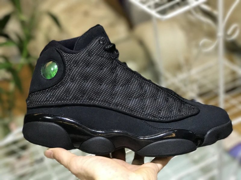 【Special Promotion】Air Jordan 13 Black Cat AJ13 Black Cat Men's and Women's Basketball Shoes 414571-011