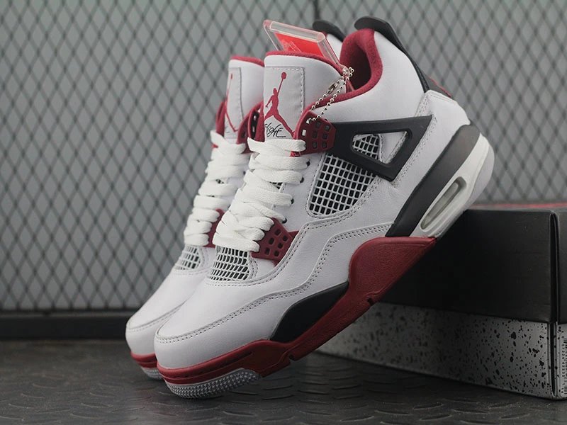 Air Jordan 4 Fire Red White Red