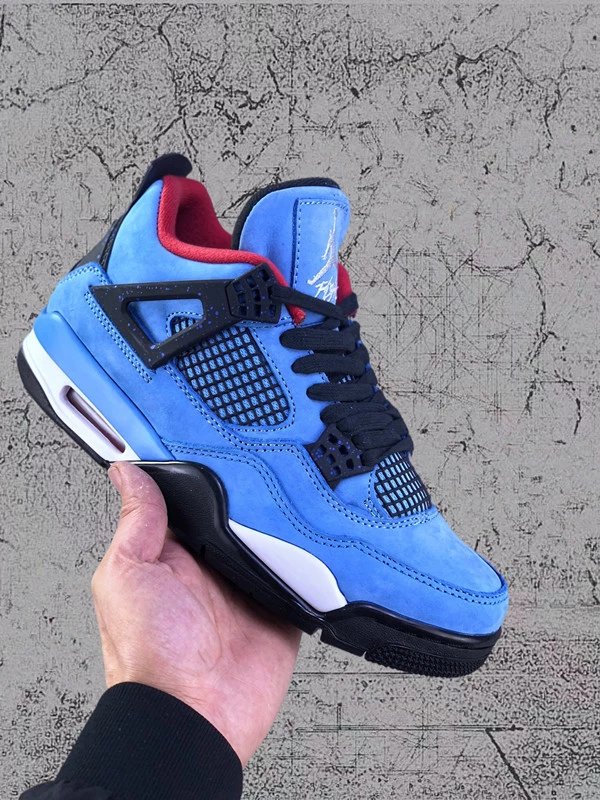 Travis Scott x Air Jordan 4 Cactus Jack Denim Blue
