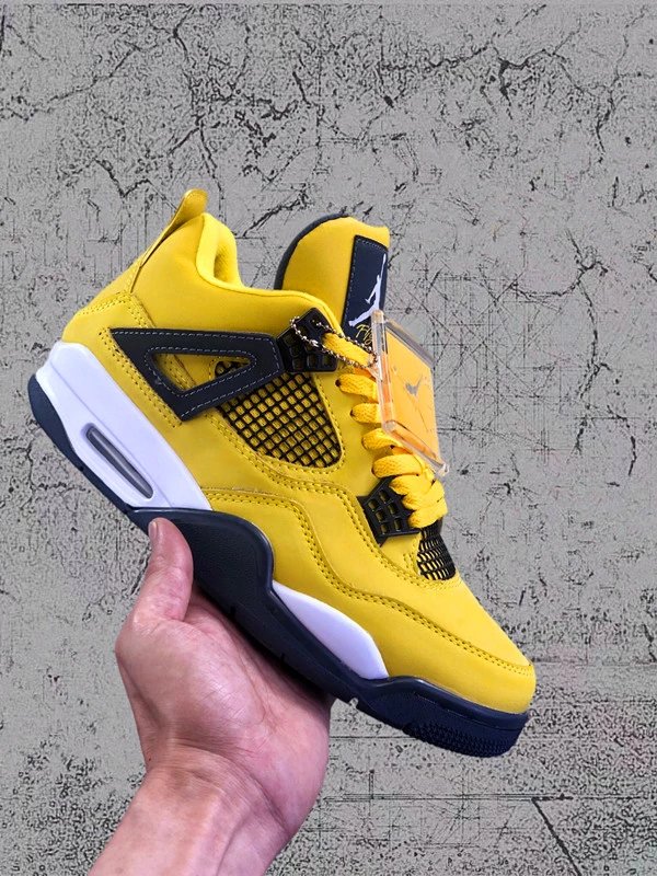 Air Jordan 4 Lightning Yellow Black