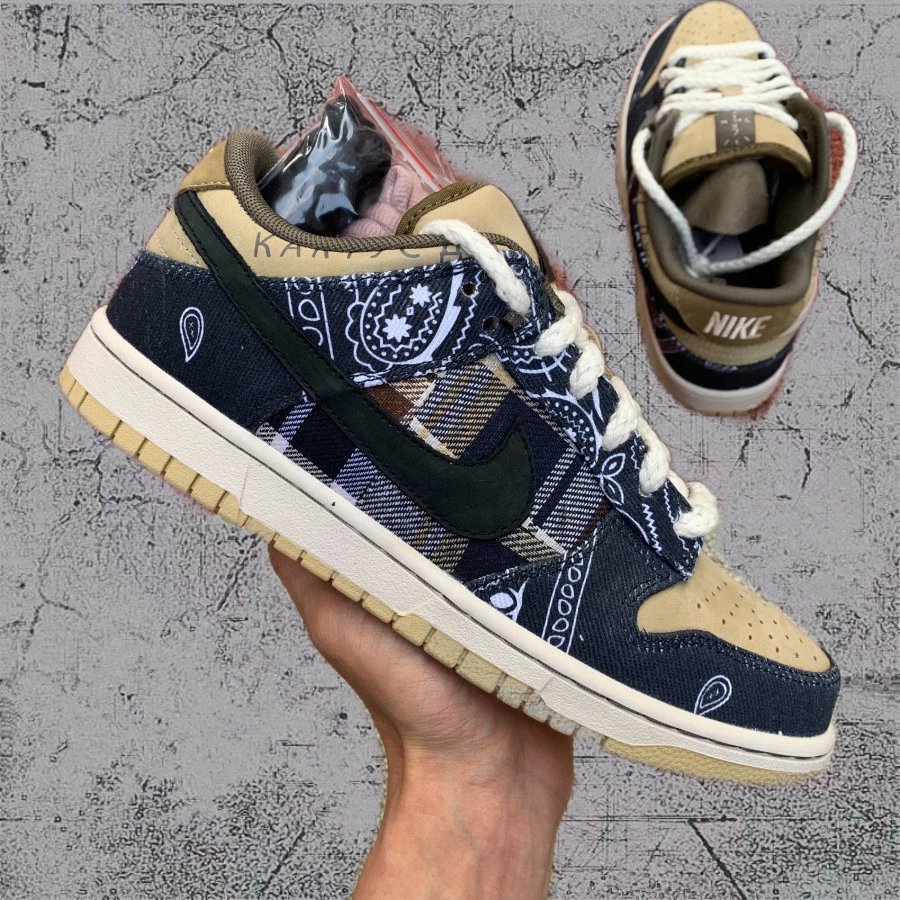 Nike Travis Scott x Dunk SB TS Black Brown Cashew