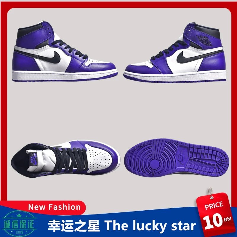 Air Jordan 1 Court Purple 555088-500