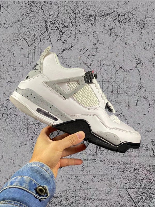 Air Jordan 4 White Cement