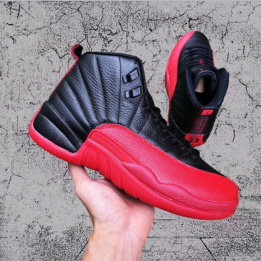 Air Jordan 12 F Game Black Red