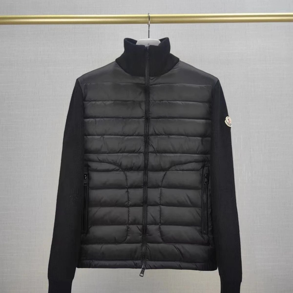 Moncler Stand Collar Down Cardigan photo 5