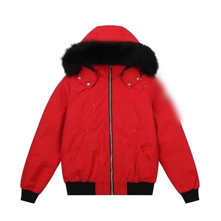 Red black fur collar 02 style