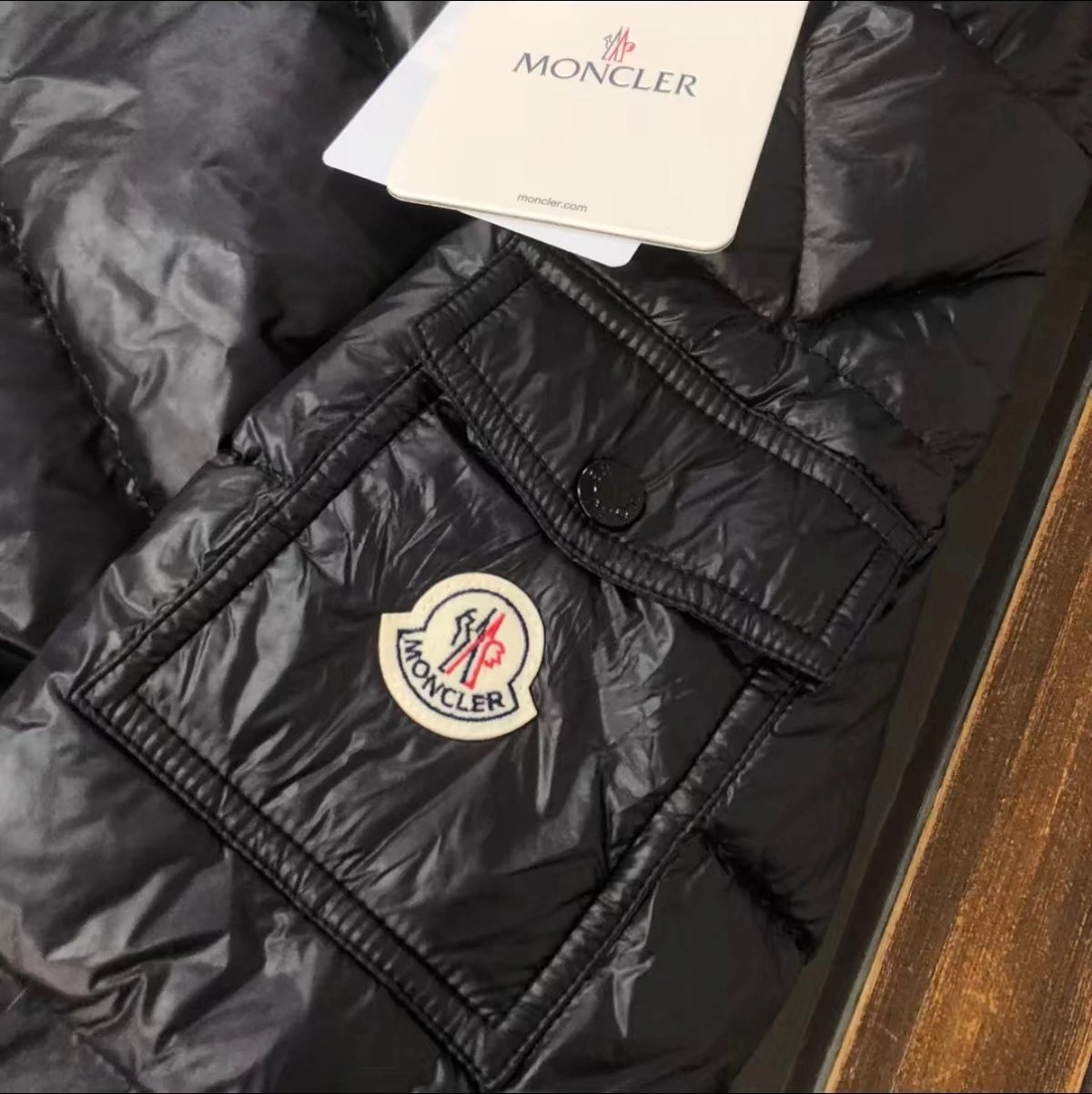 Moncler Maya Down Jacket Black with Raccoon Fur Hood - 24