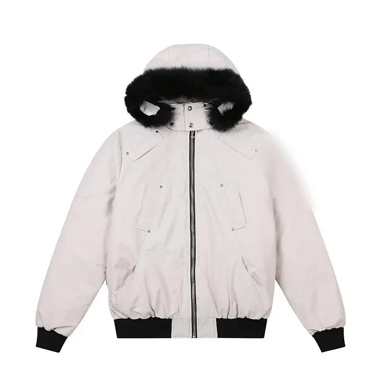 White black fur collar 02 style