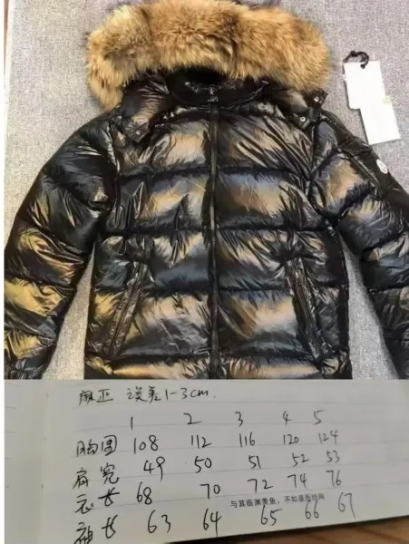 Moncler Maya Down Jacket Black with Raccoon Fur Hood - 30