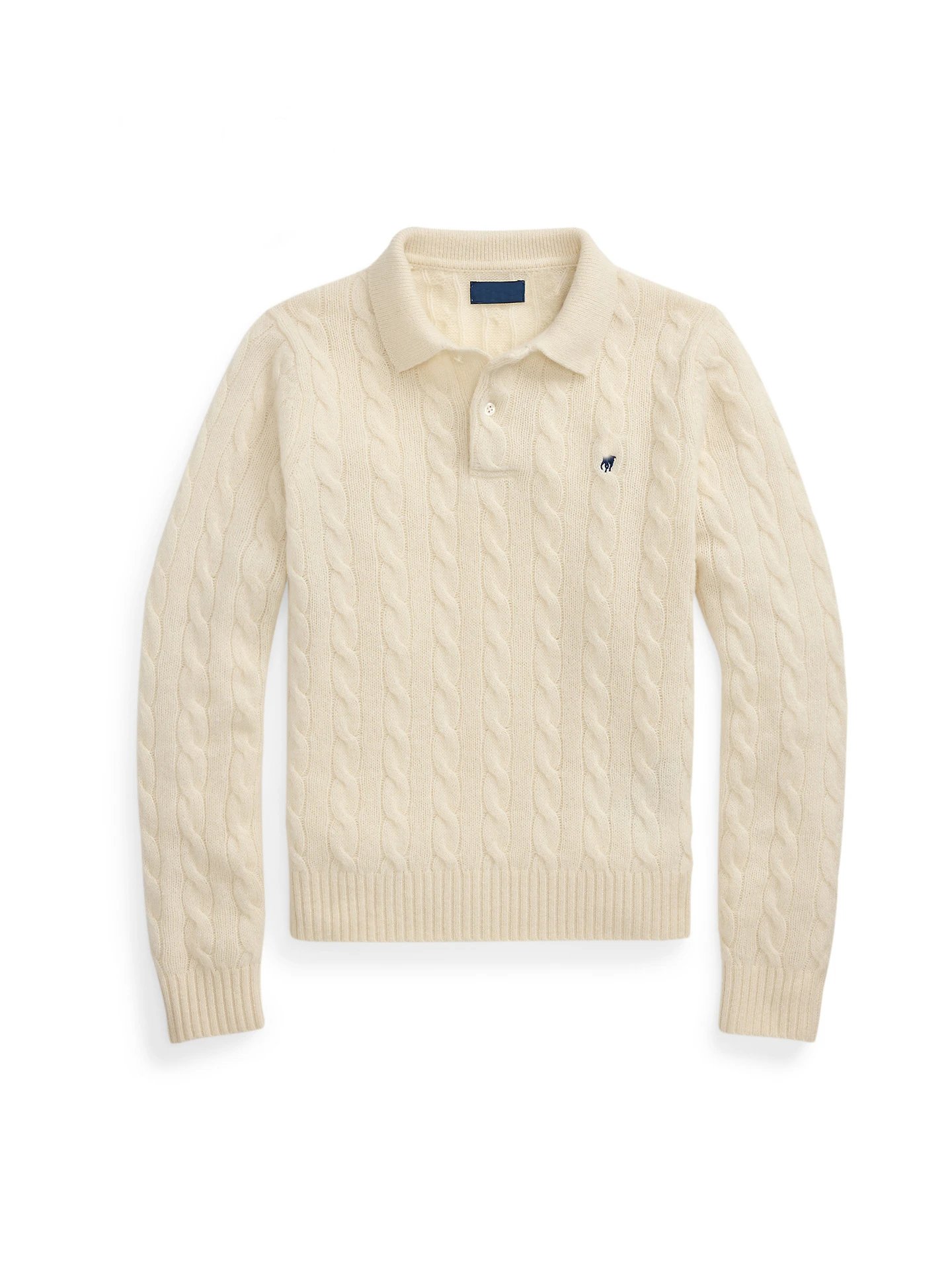 Milk white button lapel