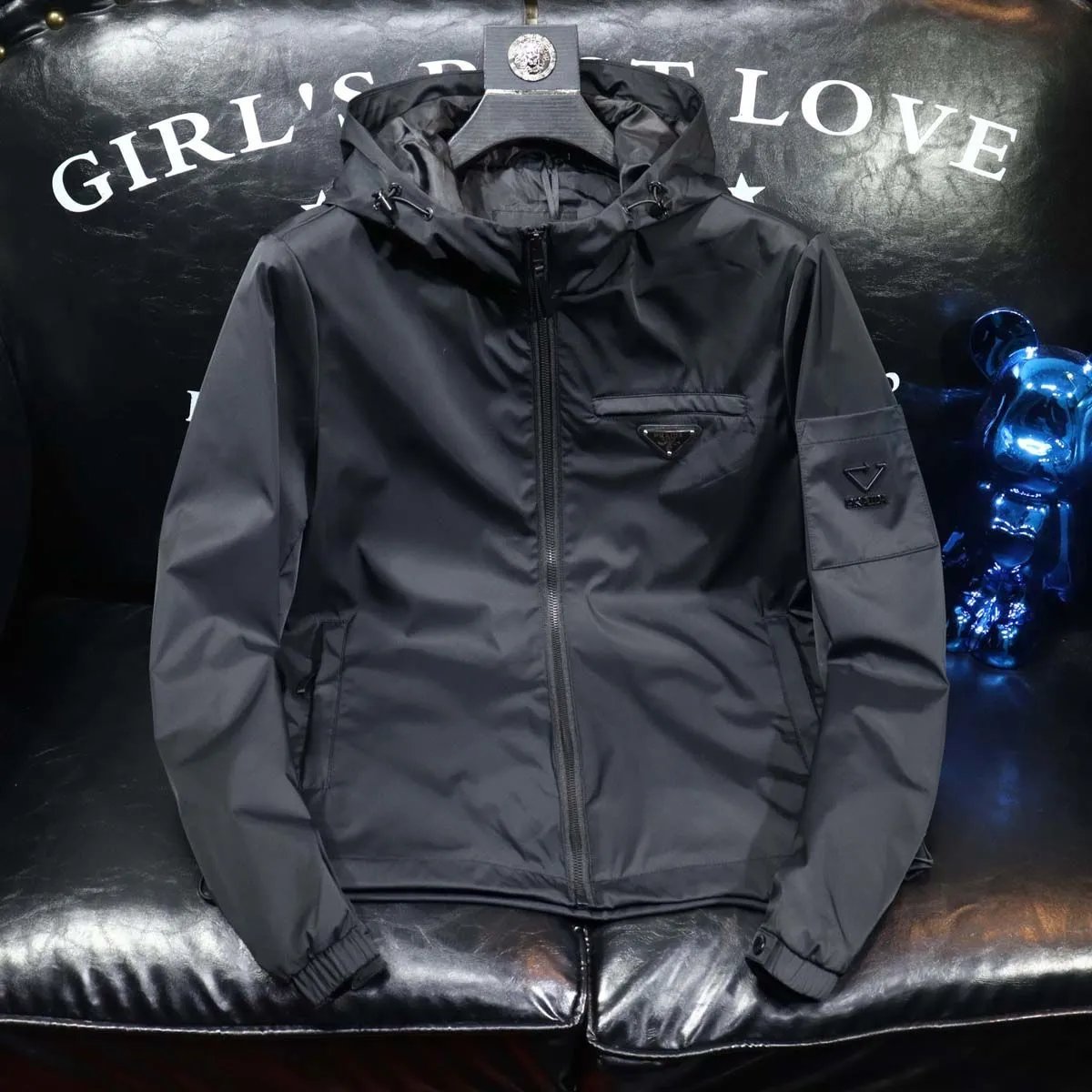 Black Prada Hooded Jacket