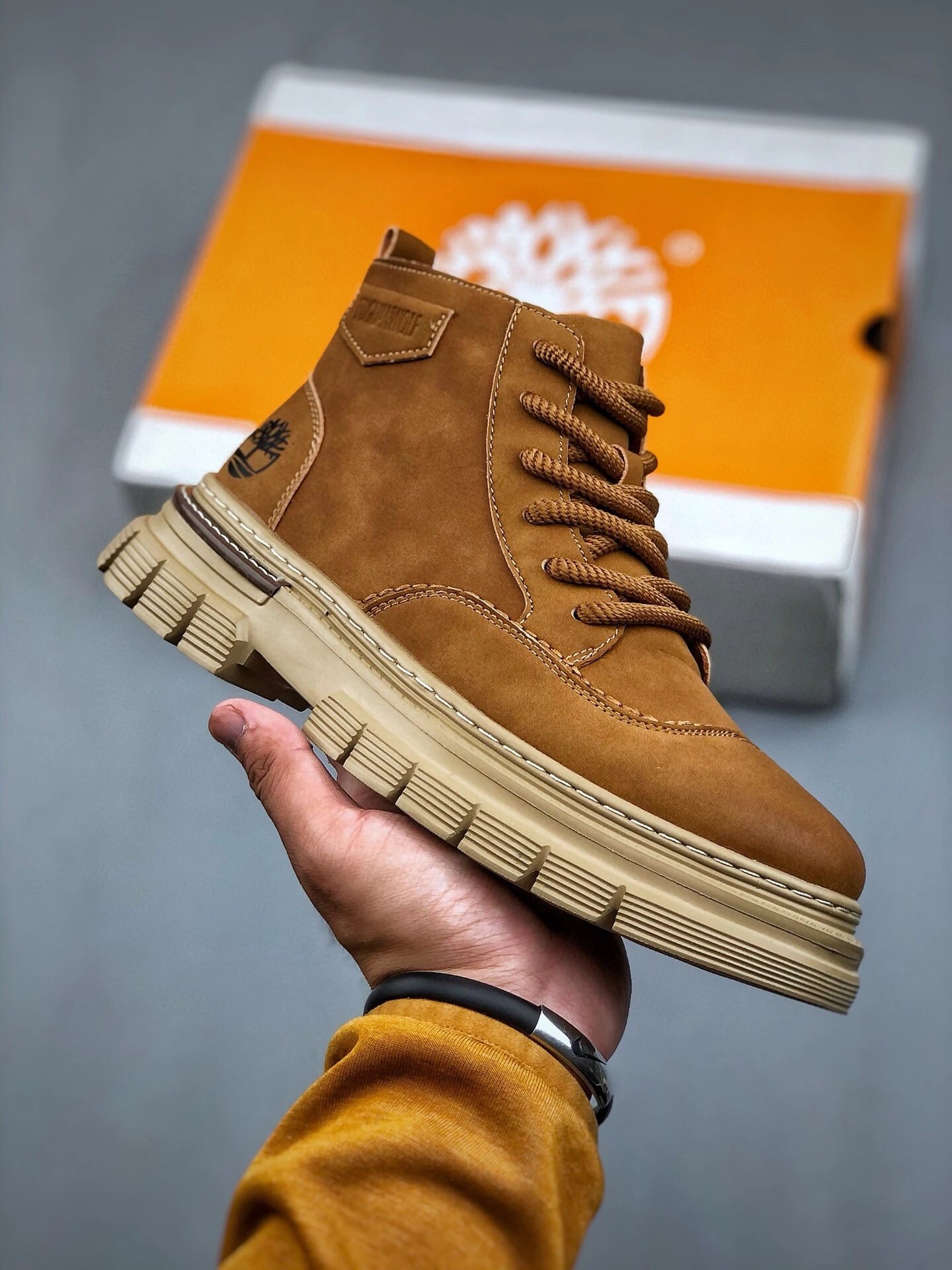 Timberland Boots Lace-Up Ankle with Lug Sole — 20