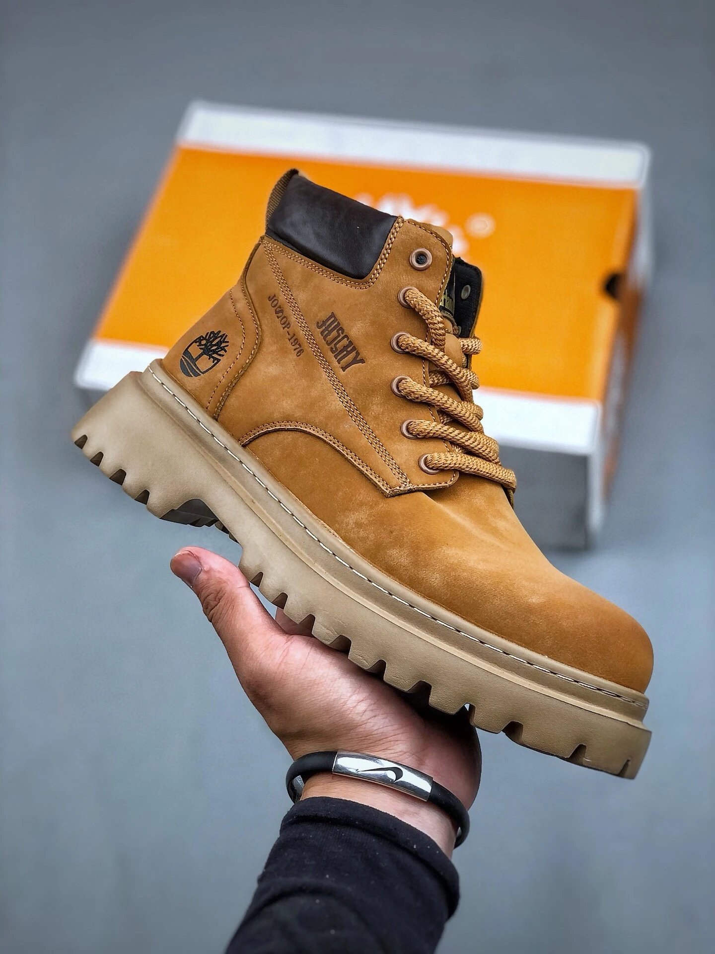 Timberland Boots Lace-Up Ankle with Lug Sole image 11