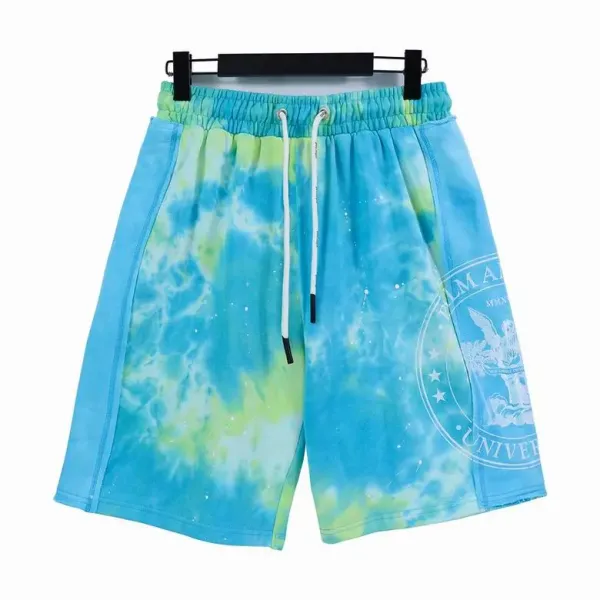 Gallery Dept Tie-Dye University Seal Shorts Multicolor - 1