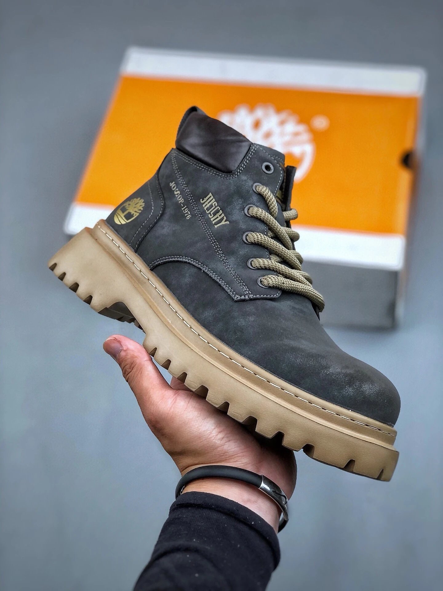 Timberland Boots Lace-Up Ankle with Lug Sole image 13