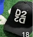 Dsquared2 Hats Assorted logo baseball caps product detail image 6