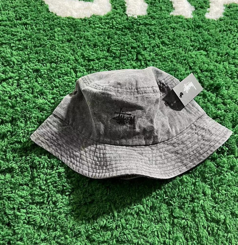 Washed fisherman's hat