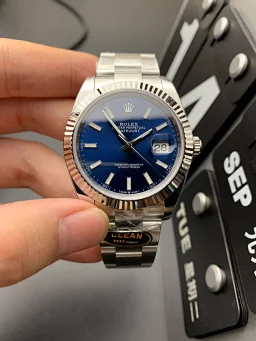 thumbnail for Factory C Clean Blue Side 41MM Ring Tribal Log 3235 Movement 904 Stainless Steel 72 Hours Dynamic Storage Automatic Machinery