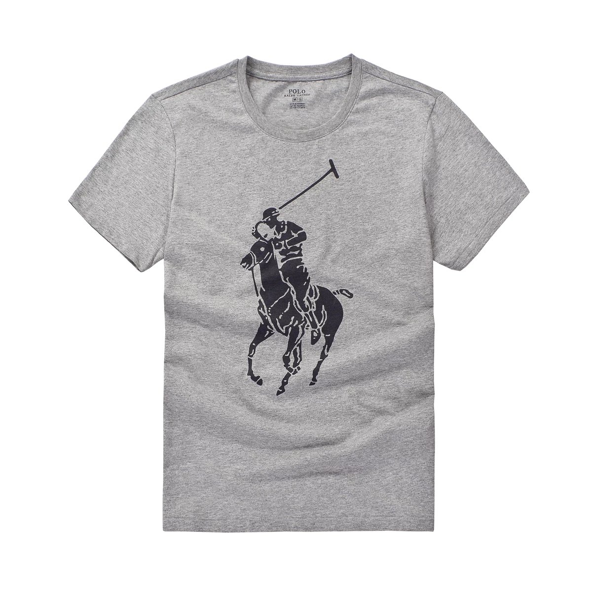 Polo Sport Round Neck T-Shirt — large print gray colorway — USFans Spreadsheet photo