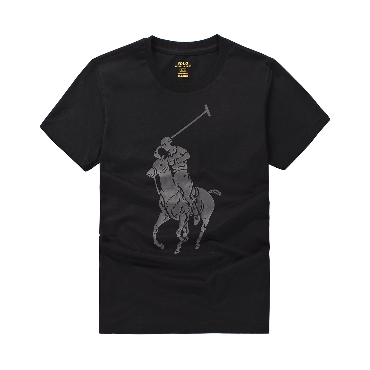 Polo Sport Round Neck T-Shirt — large print black colorway — USFans Spreadsheet photo