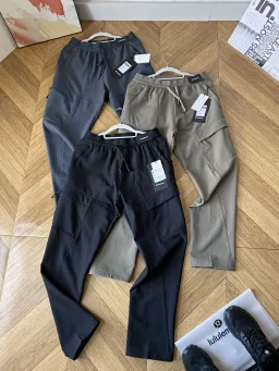 thumbnail for 6101 High-performance and lightweight choice Men's winter fleece warm workwear slacks 1128