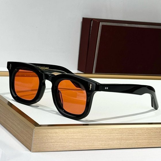 Cross border AliExpress JACQUES MARIE MAGE JMM Devaux Japanese handmade custom heavy industry quality round frame sunglasses for men and women UV resistant sunglasses UV400