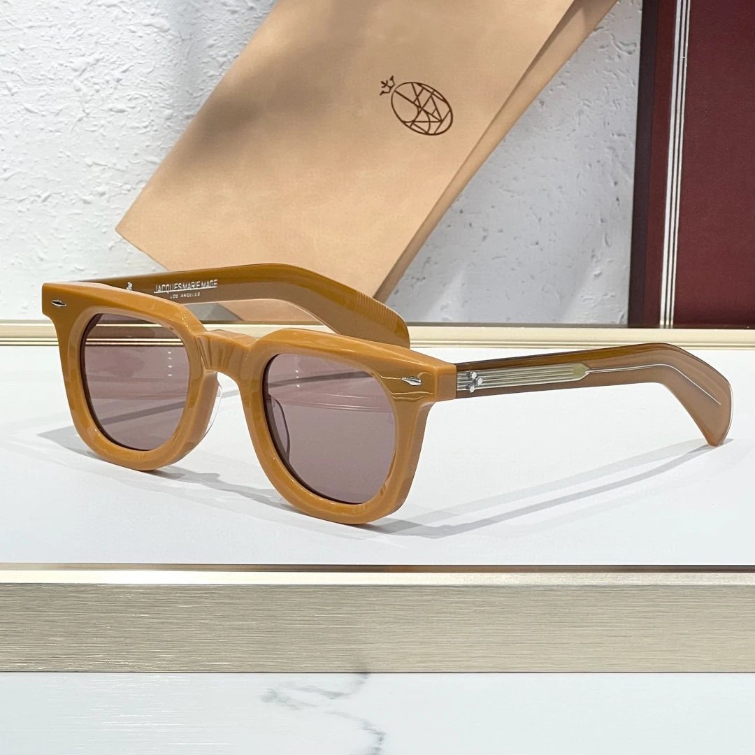 brown frame tea mirror