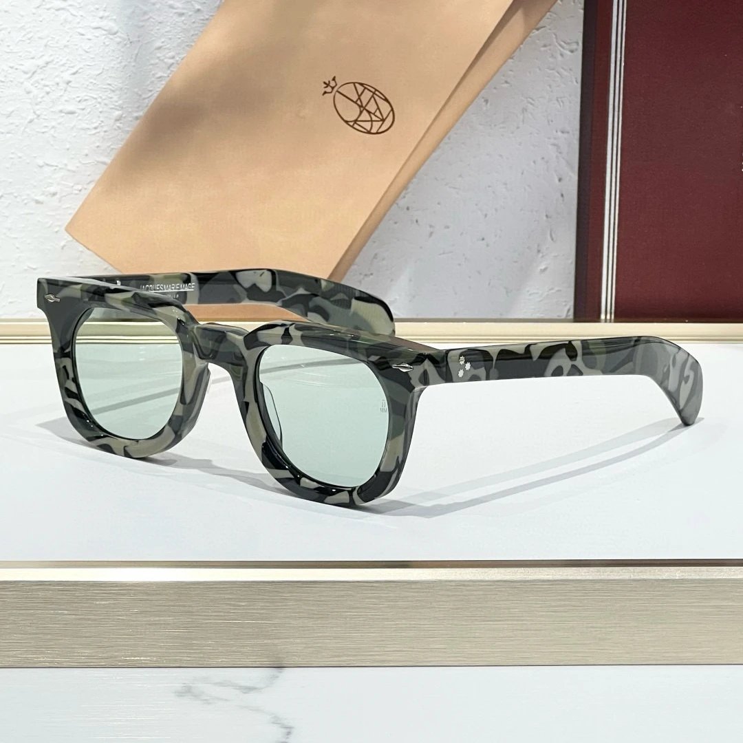 Camouflage Frame Light Green Mirror