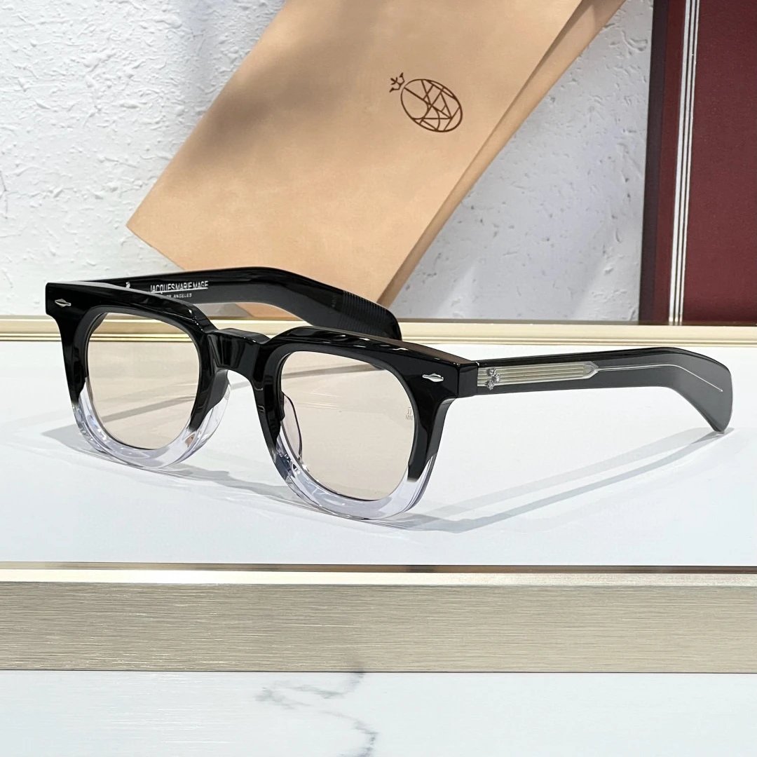 Black gradient frame light orange lens