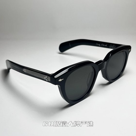 JACQUES MARIE MAGE JMM Stanley Kubrick The 1948 Handcrafted Heavy Round Frame Sunglasses for Women - Versatile UV Protection Shades