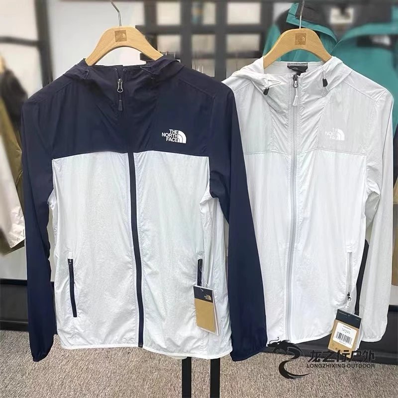 The North Face TNF Sun Protection Jacket 2023 New Summer Outdoor Sports Couple's Ultra-Thin Breathable Windbreaker Athletic Jacket ZH-50A S-2XL
