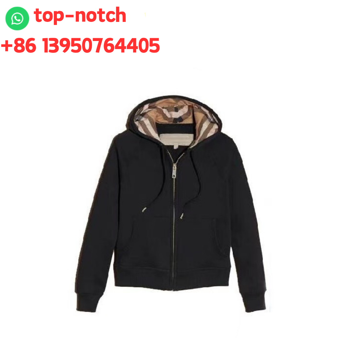 Burberry High-Quality Zip Hoodie