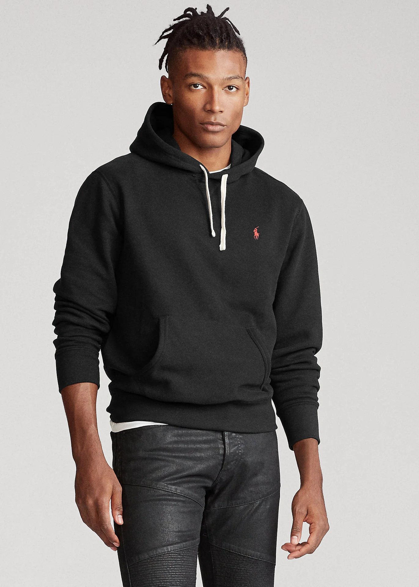 Pullover White Rope Black