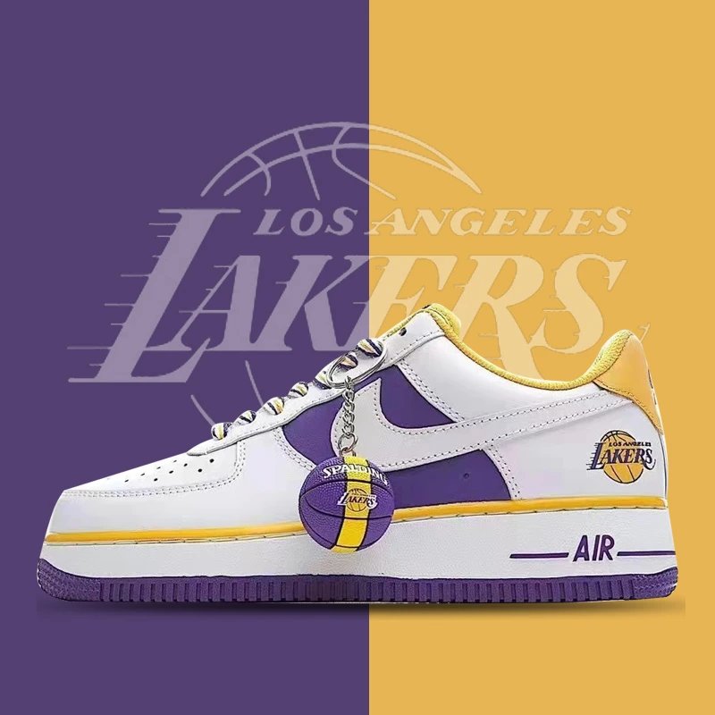 AF1 Low Lakers Purple/Gold