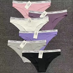 Luxury high-end cotton women's underwear, women's sexy T-pants, breathable pure cotton antibacterial low waist triangle pants