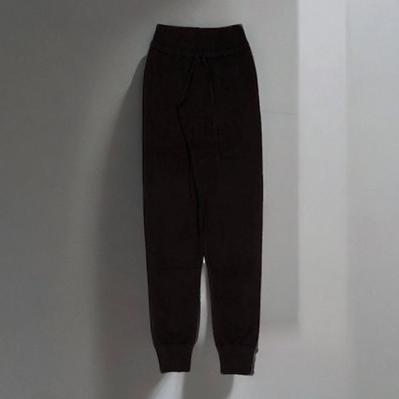 Left convex groove two-color straight through pants 3104103019